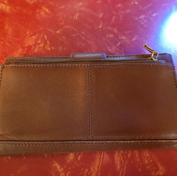 Etienne Aigner Brown Leather Wallet Authentic - Picture 2 of 4